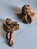 2 gipsen engeltjes, Ophalen of Verzenden