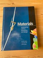 Materials , engineering, science, processing and design, Michael Ashby, Hugh Shercliff , David Cebon, Enlèvement, Utilisé, Enseignement supérieur