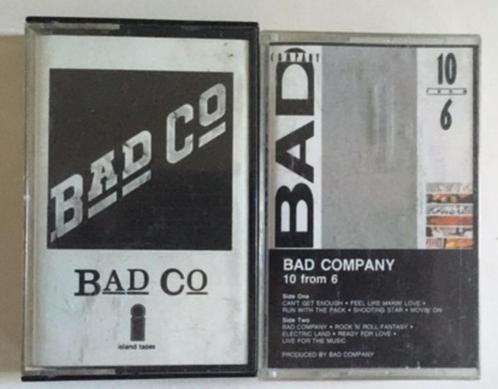 2 CASSETTES DE BAD COMPANY - PAUL RODGERS - THE FREE, CD & DVD, Cassettes audio, Utilisé, Pré-enregistrées, 2 à 25 cassettes audio