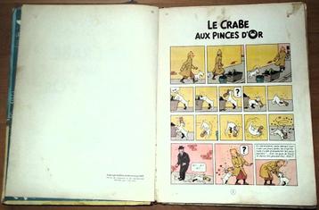 tintin / Le Crabe aux Pinces d'Or beschikbaar voor biedingen