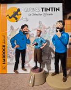 Tintin 2 figurines officielle + livre, Collections, Enlèvement ou Envoi, Tintin, Comme neuf
