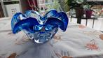 Prachtige blauwgekleurde Murano asbak, Antiek en Kunst, Ophalen