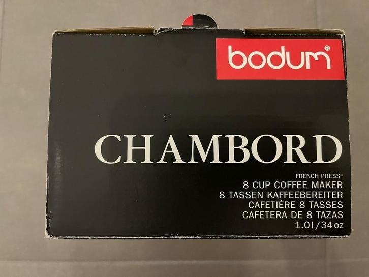 CHAMBORD French press-koffiezet, Elektronische apparatuur, Koffiezetapparaten, Zo goed als nieuw, Gemalen koffie, Overige modellen