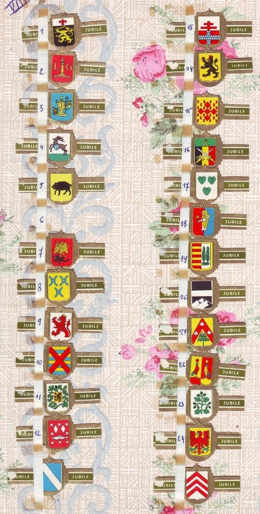 Diverse sigarenbanden 1 : Jubilé/Mercator-Vanderelst, Verzamelen, Rookartikelen, Aanstekers en Luciferdoosjes, Sigarenbandjes