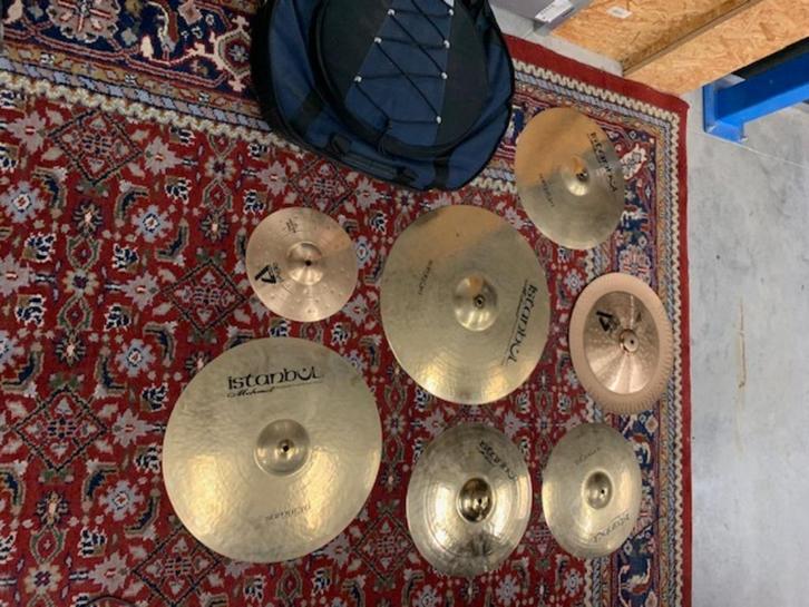 Cymbalenset Istanbul Mehmet Samatya, Muziek en Instrumenten, Drumstellen en Slagwerk, Gebruikt, Overige merken, Ophalen