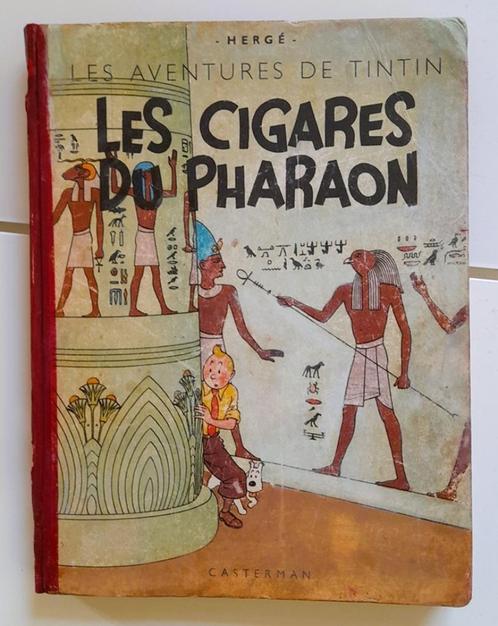KUIFJE - DE SIGAREN VAN DE FARAO (A18) - Z/W - EO - 1942, Boeken, Stripverhalen, Gelezen, Eén stripboek, Ophalen of Verzenden