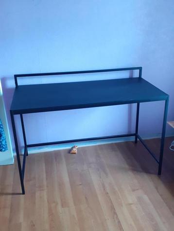 bureau noir moderne de 120 cm