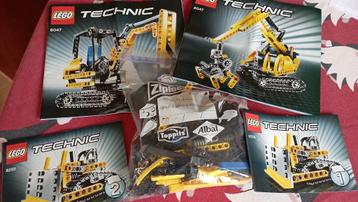 Lego Technic 2IN1 Graafmachine-Kraan beschikbaar voor biedingen