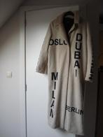 Ibana lange mantel, dames. mt 36/38, Kleding | Dames, Jassen | Winter, Ophalen of Verzenden, Gedragen, Maat 36 (S), Bruin