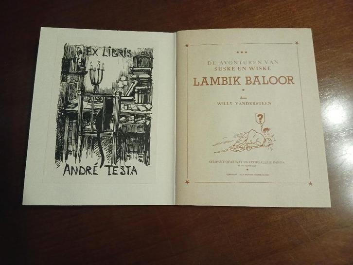 Suske en Wiske – Lambik Baloor (1985), Boeken, Stripverhalen, Nieuw, Eén stripboek, Ophalen of Verzenden
