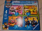 PAW patrol 4 puzzels 12/16/20/24st, Enlèvement ou Envoi, Comme neuf