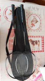étui avec 2 raquettes, Sport en Fitness, Badminton, Racket(s), Gebruikt, Ophalen of Verzenden