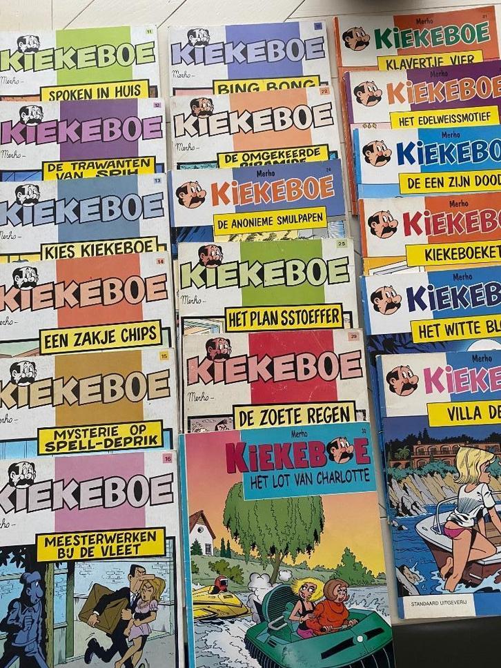 Kiekeboe, 18 stuks, Boeken, Stripverhalen, Gelezen, Meerdere stripboeken, Ophalen of Verzenden
