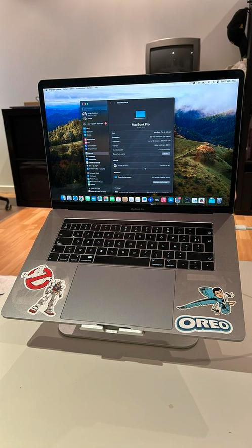 MacBook Pro i7 TouchBar 15inch, Informatique & Logiciels, Ordinateurs portables Windows, Comme neuf, SSD, Azerty