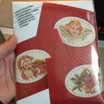 borduurpakketje 3 kerstkaarten, Hobby en Vrije tijd, Kaarten | Zelf maken, Nieuw, Overige typen, Kerst, Ophalen of Verzenden
