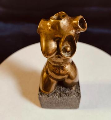 Bronzen Beeldje Torso vrouw  beschikbaar voor biedingen