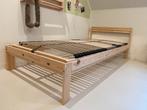Bedframe + lattenbodem IKEA, Huis en Inrichting, Slaapkamer | Bedden, Ophalen, 90 cm, Eenpersoons, Bruin
