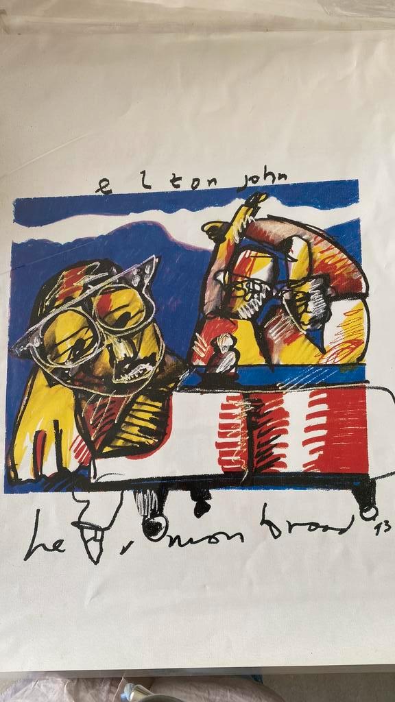 Herman Brood, Antiek en Kunst, Kunst | Litho's en Zeefdrukken, Ophalen