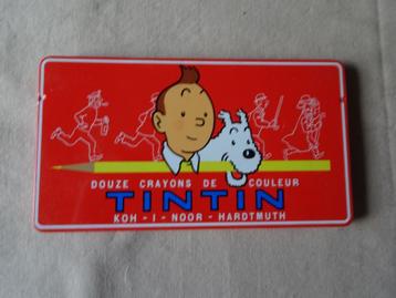 Doos met 12 Tintin potloden - Koh-I-Noor-Hardtmuth - Rood beschikbaar voor biedingen