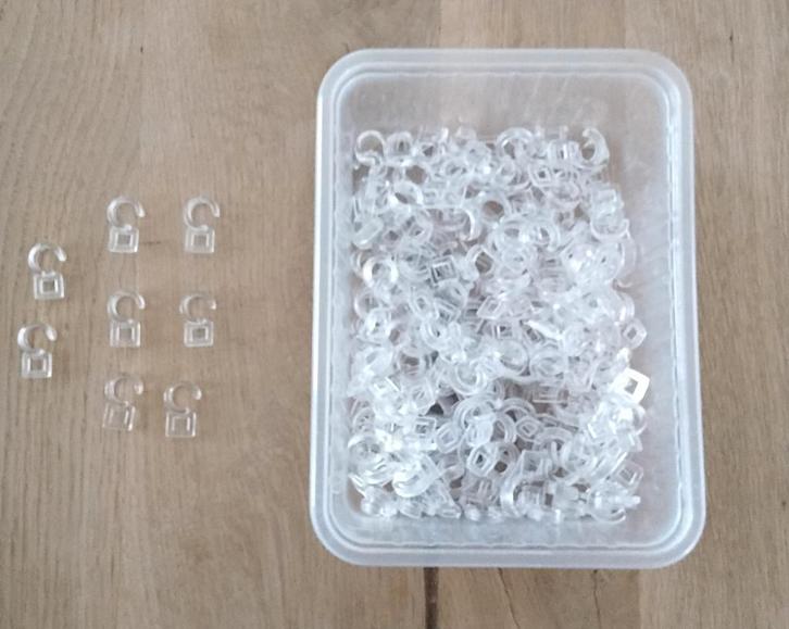 Overklikoog voor gordijnringen 220 stuks (nieuw ), Huis en Inrichting, Stoffering | Gordijnen en Lamellen, Nieuw, Ophalen of Verzenden