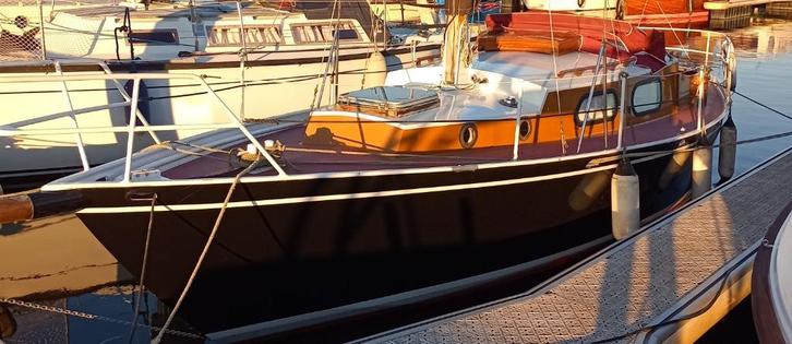 Stalen zeil-woonboot ,oceaancruiser.L9m.20pk diesel inboard., Watersport en Boten, Kajuitzeilboten en Zeiljachten, Staal, 9 tot 12 meter