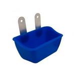 Eetbak blauw + metalen steun ( vogels en duiven ), Dieren en Toebehoren, Ophalen