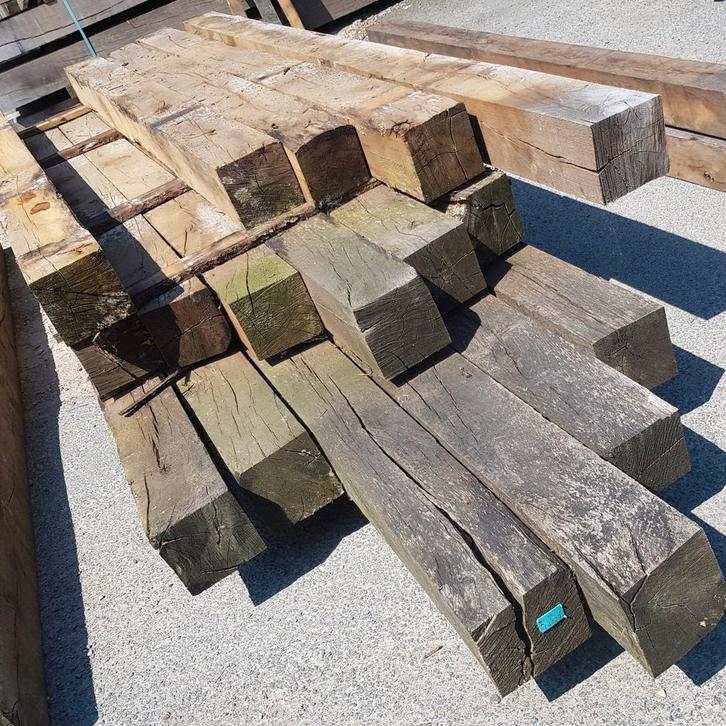 Eiken balken 15x15, Jardin & Terrasse, Poteaux, Poutres & Planches, Enlèvement