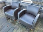 Grijze bank Mobitec en 2 fauteuils in goede staat, Huis en Inrichting, Ophalen, Gebruikt, 100 tot 125 cm, 150 tot 200 cm