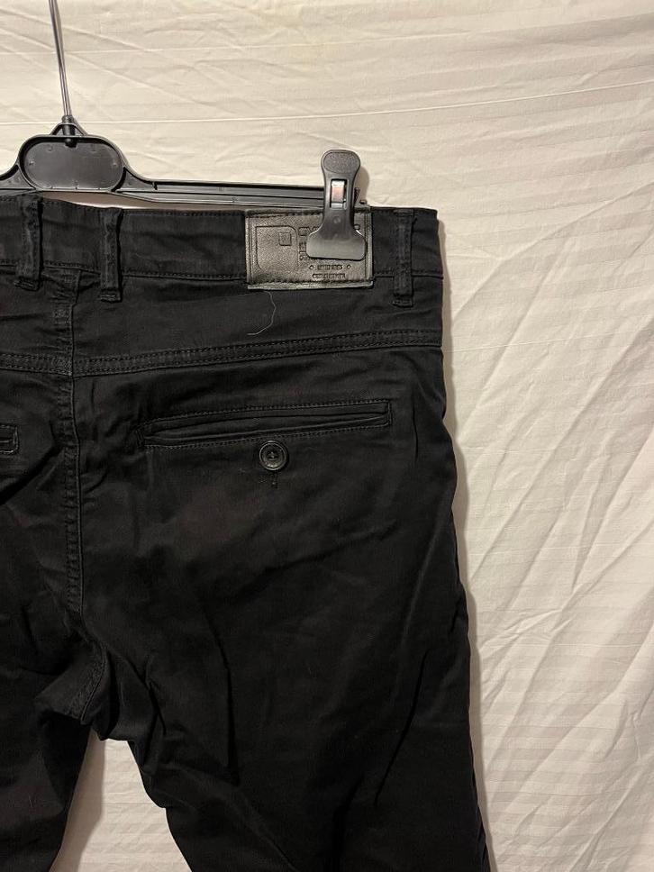 Overlap Chino Black - Maat 31 - Goede conditie, Motoren, Kleding | Motorkleding, Broek | textiel, Heren, Tweedehands, Ophalen of Verzenden