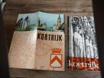 2 folders Kortrijk, Livres, Catalogues & Dépliants, Stad Kortrijk, Utilisé, Dépliant, Enlèvement ou Envoi