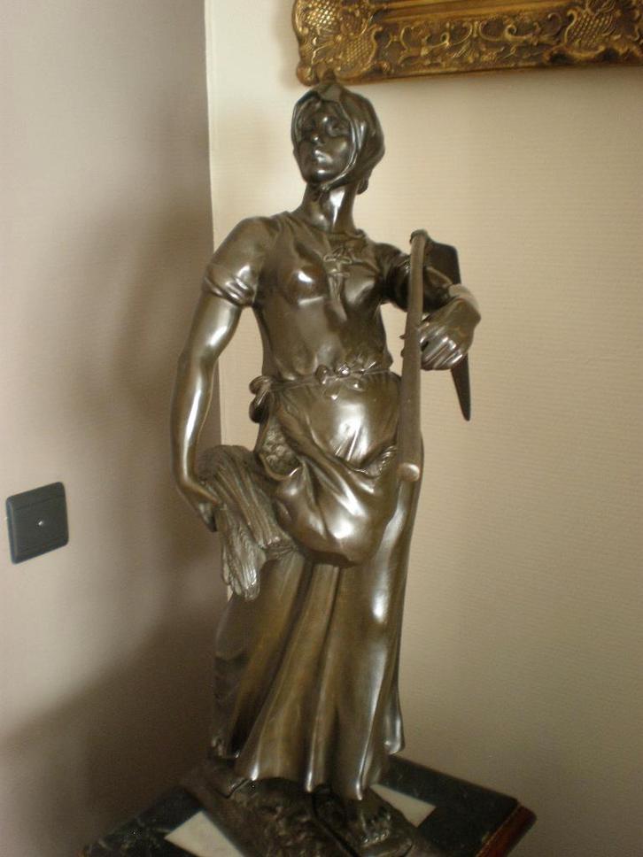 Statue en bronze de Jacques Marin, Antiquités & Art, Antiquités | Bronze & Cuivre, Bronze, Enlèvement