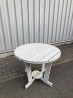 Tuintafel diameter 90cm, Tuin en Terras, Ophalen, Gebruikt, Rond, Hout