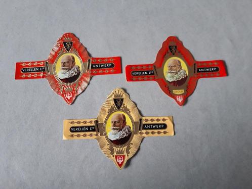 sigarenbanden Verellen Ltd Antwerp, Verzamelen, Rookartikelen, Aanstekers en Luciferdoosjes, Sigarenbandjes, Ophalen of Verzenden
