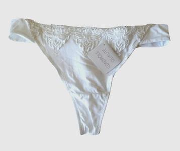 String charlott’ lingerie - Taille 36, Enlèvement ou Envoi, Blanc, String