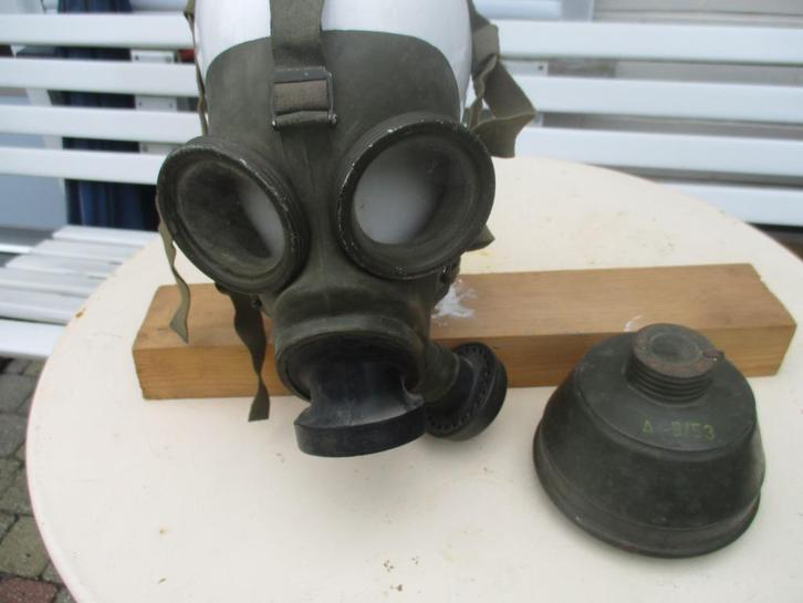 Masque à gaz Dutch K (modèle 1953), Collections, Objets militaires | Général, Armée de terre, Enlèvement ou Envoi