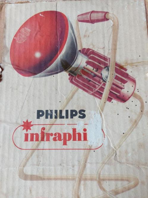 Philips infraphil warmtelamp, Antiek en Kunst, Antiek | Verlichting, Ophalen of Verzenden