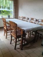 Tafel + stoelen, Huis en Inrichting, Tafels | Eettafels, Ophalen, Gebruikt