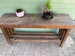 Wand tuintafel, Tuin en Terras, Ophalen, Gebruikt, Rechthoekig, Hout