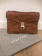 Lederen clutch van Stefanel, Handtassen en Accessoires, Tassen | Damestassen, Ophalen of Verzenden, Nieuw, Bruin, Avondtasje