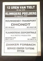 Tielt Rally, 1976 - 12 uren van Tielt, Ophalen of Verzenden, Gebruikt