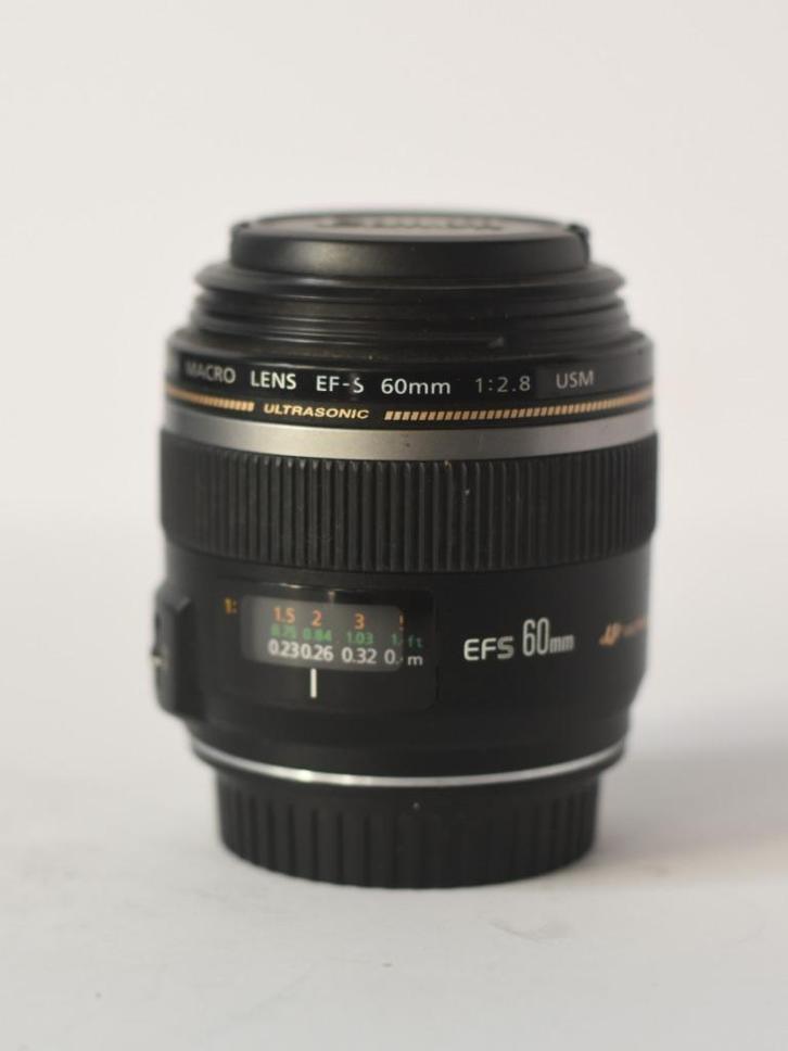 Canon EF-S macro 60mm f/2.8 USM, Audio, Tv en Foto, Foto | Lenzen en Objectieven, Gebruikt, Macrolens, Ophalen of Verzenden