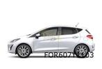 Ford Fiesta VII (3/17-1/22) achterportier links (te spuiten), Auto-onderdelen, Deur, Gebruikt, Ford, Ophalen of Verzenden