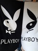 2 badhanddoeken playboy, Huis en Inrichting, Badkamer | Badtextiel en Accessoires, Ophalen of Verzenden, Wit