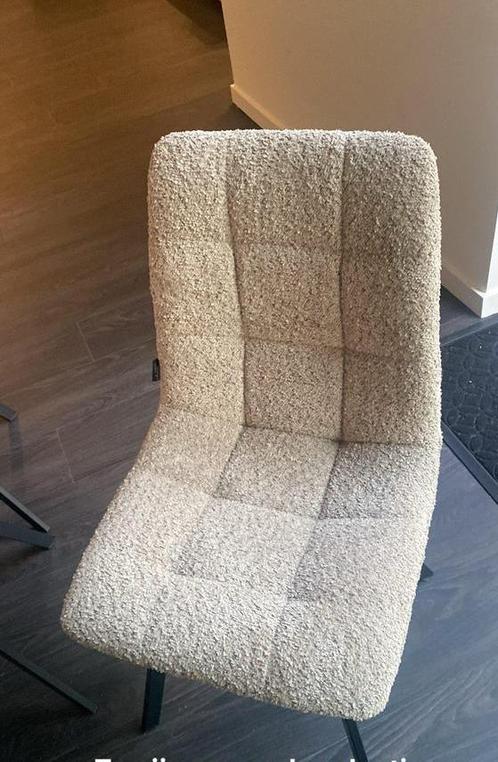 Café latte stoelen te koop 8 stuks., Huis en Inrichting, Stoelen, Zo goed als nieuw, Vijf, Zes of meer stoelen, Stof, Overige kleuren