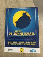Sticker Kuifje-Tintin - De zonnetempel 2001, Verzamelen, Verzenden, Strip of Tekenfilm