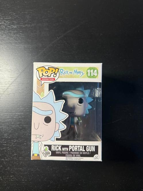 Funko pop, Rick portal gun 114, show rick and morty, Verzamelen, Poppetjes en Figuurtjes, Nieuw, Ophalen