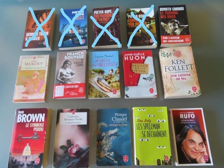 LE LIVRE DE POCHE  te koop per lot of per stuk  miniprijs !, Boeken, Romans, Zo goed als nieuw, België, Ophalen of Verzenden