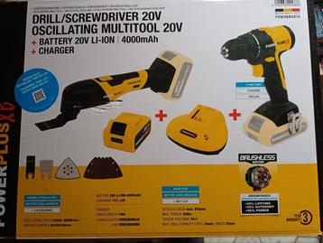 Box PowerPlus
Perceuse  + multitool oscillant  beschikbaar voor biedingen