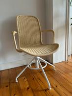 Chaise pivotante IKEA STIGBYGEL avec accoudoirs, Huis en Inrichting, Ophalen, Zo goed als nieuw, Beige, Bureaustoel