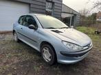 Peugeot 206 XR 1.1 handelaar/marchand/export, 1124 cm³, Argent ou Gris, Achat, Entreprise